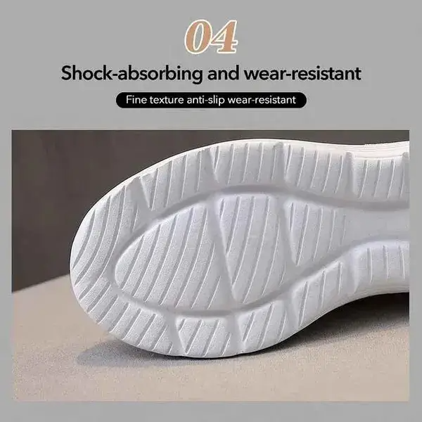 Orthopedic Women’s Breathable Slip-On Shoes – Arch Support Non-Slip Comfort Sneakers