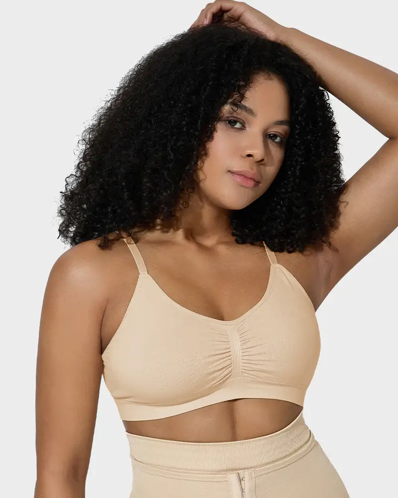 Women’s Full Coverage Non-Padded Wireless Sculpt Bra, Comfortable Everyday Support