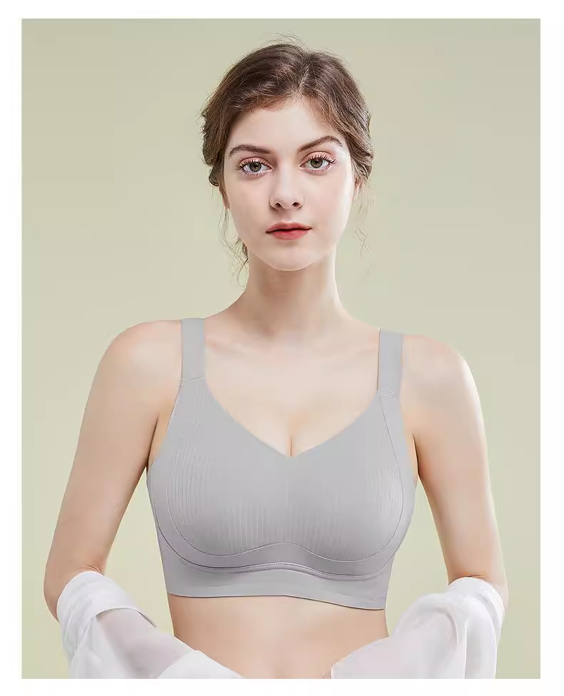 Women’s Wire-Free Push Up Bra – Seamless Skin-Friendly Everyday Comfort Bralette