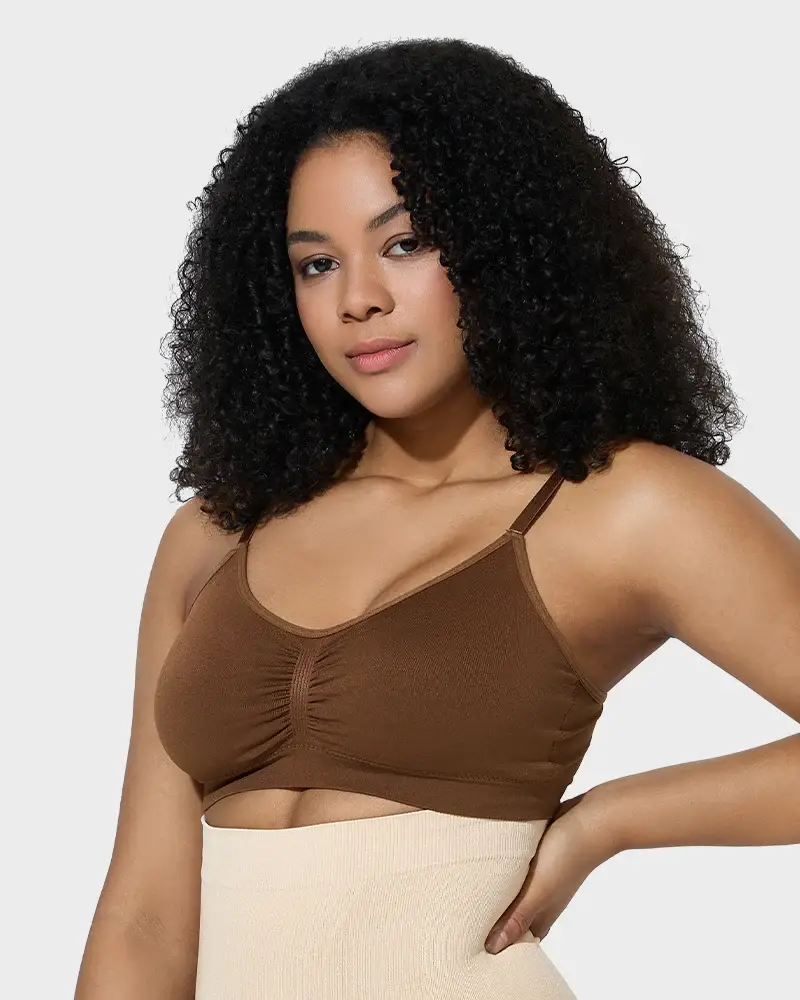 Women’s Full Coverage Non-Padded Wireless Sculpt Bra, Comfortable Everyday Support