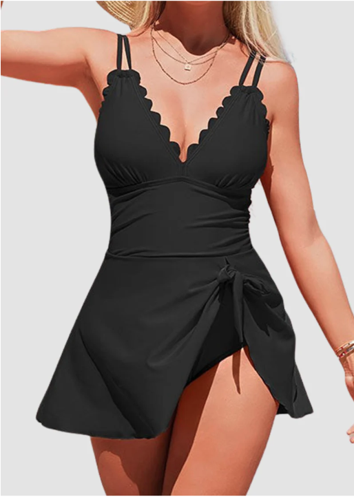 Women’s Tummy Control One-Piece Swimdress