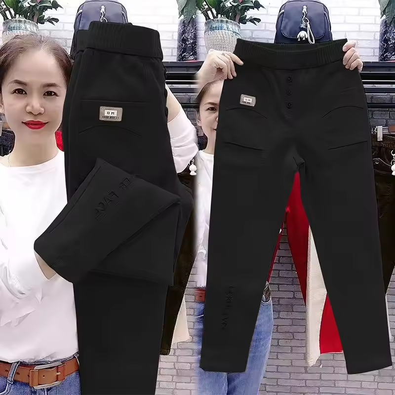 Women’s Korean Harun Pants – High Waist Loose Casual Cotton Trousers, Spring Summer