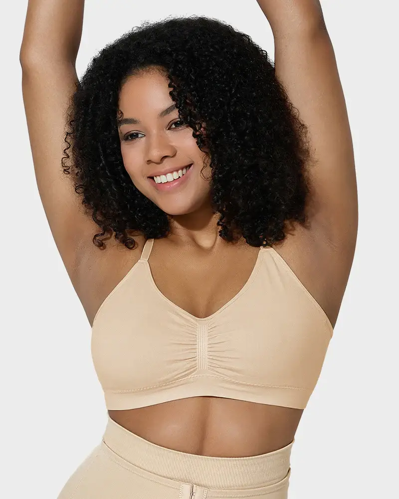 Women’s Full Coverage Non-Padded Wireless Sculpt Bra, Comfortable Everyday Support