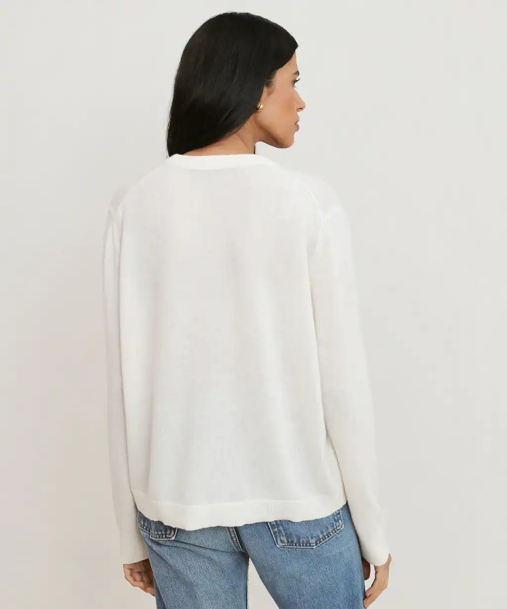Flynn Women’s Cashmere-Feel Sweater – Soft Knit Pullove