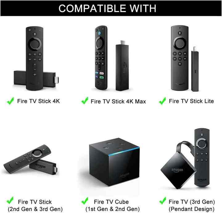 Fire Stick Smart Voice Remote (L5B83G) – Compatible with Fire TV Stick 4K, Cube & 3rd Gen