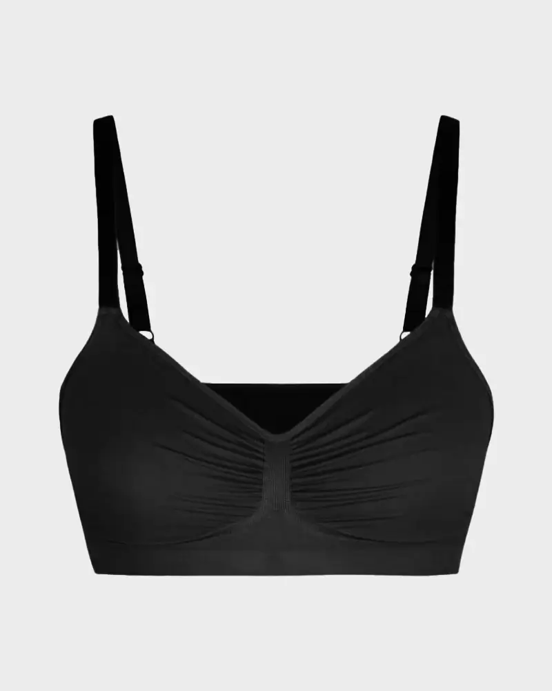 Women’s Full Coverage Non-Padded Wireless Sculpt Bra, Comfortable Everyday Support