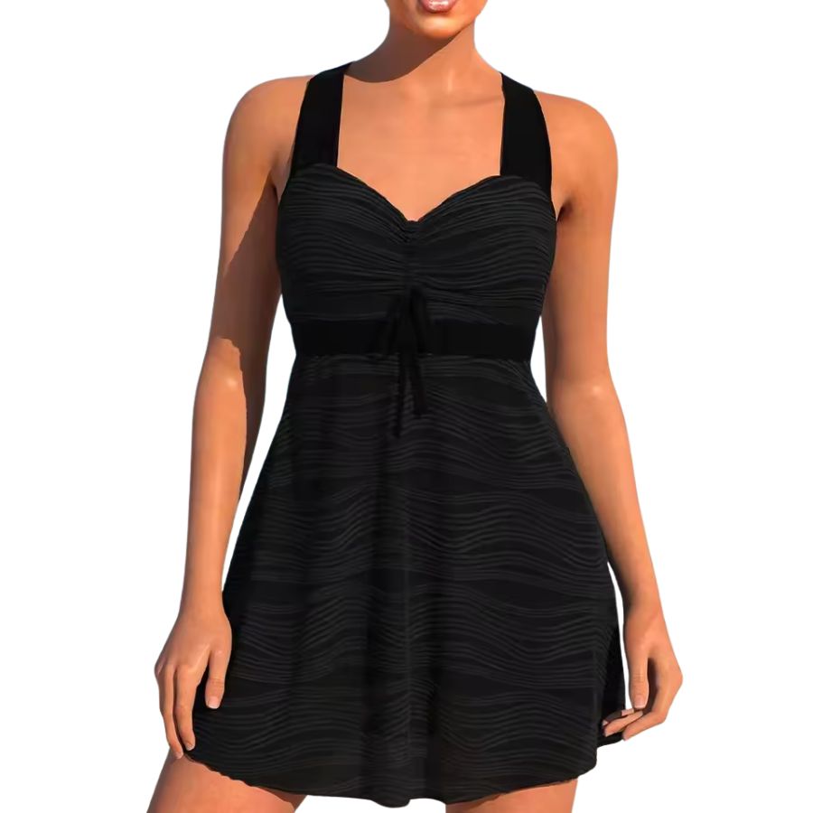 New Fashion Women’s Tankini Two Piece Swimsuit with Triangle Shorts