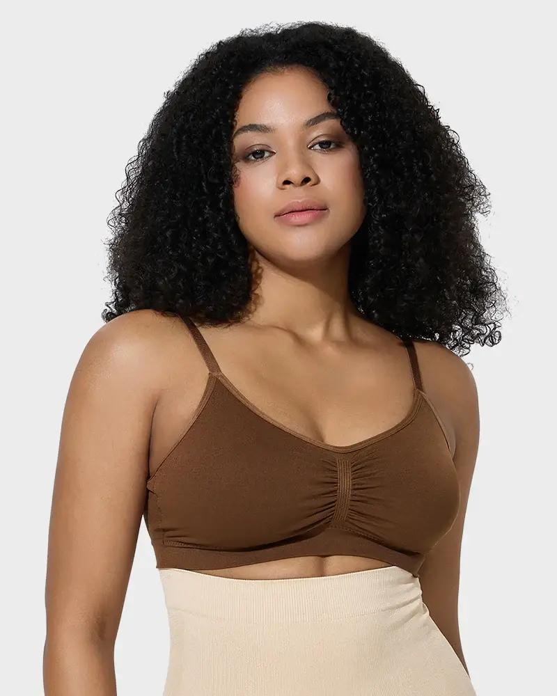Women’s Full Coverage Non-Padded Wireless Sculpt Bra, Comfortable Everyday Support