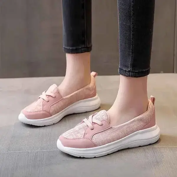 Orthopedic Women’s Breathable Slip-On Shoes – Arch Support Non-Slip Comfort Sneakers