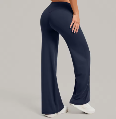 Women Straight Yoga Leg Bottoms Soft Stretchy Fabric