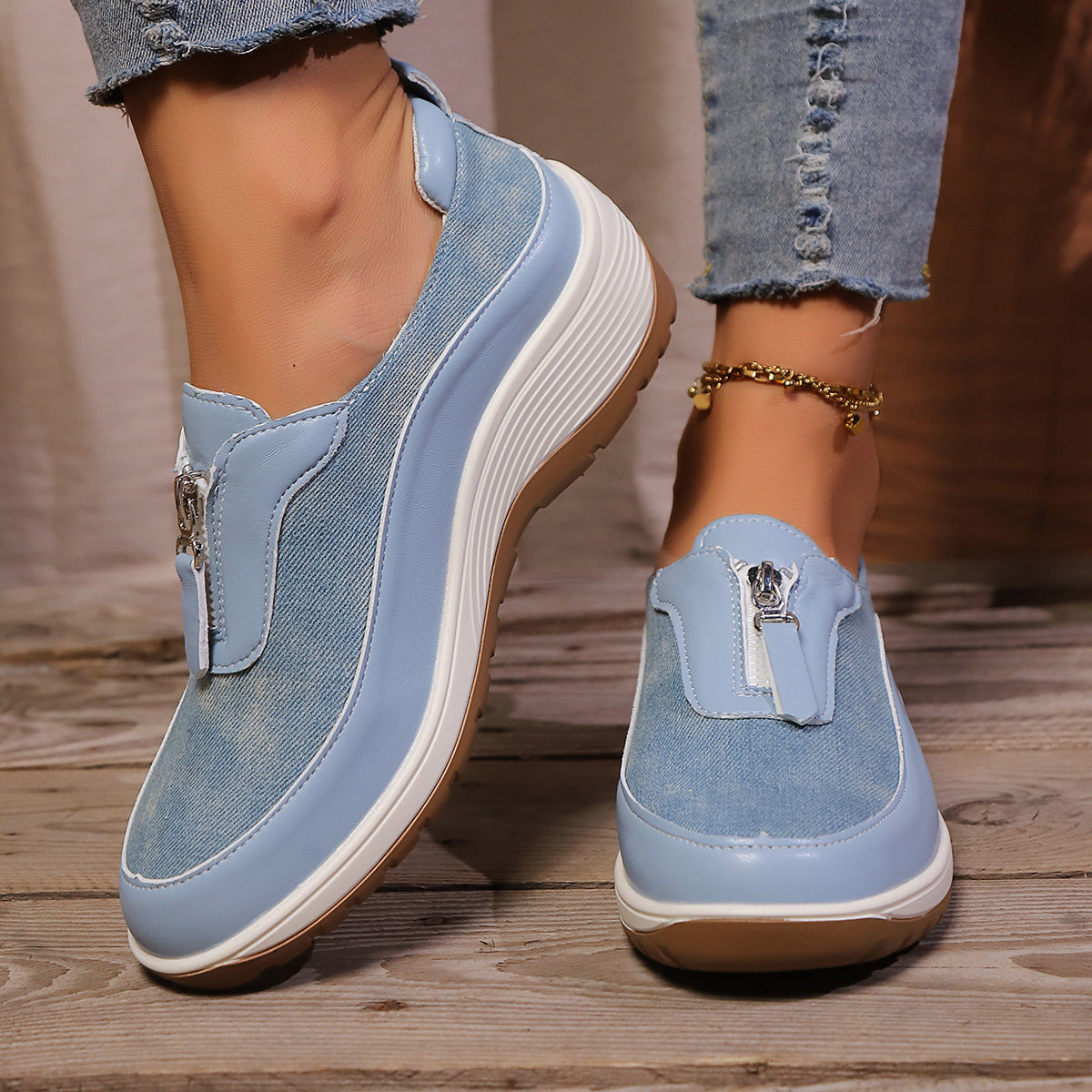 OrthoFit Women’s Comfort Leather Shoes – Stylish Orthopedic Casual Walking Shoes
