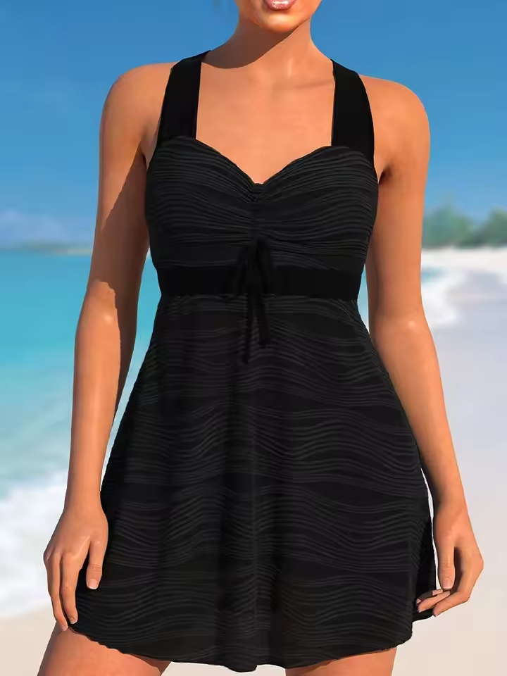 New Fashion Women’s Tankini Two Piece Swimsuit with Triangle Shorts