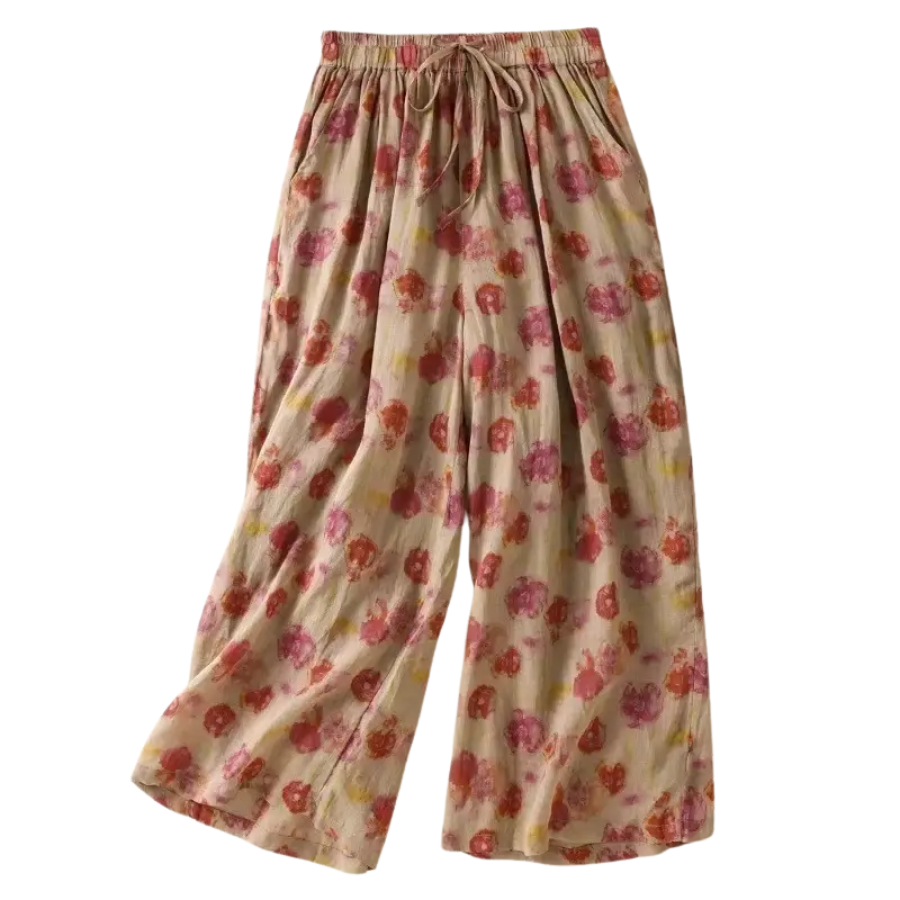 Women’s Wide-Leg High-Waist Summer Trousers