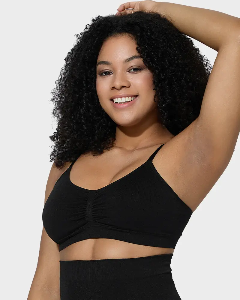 Women’s Full Coverage Non-Padded Wireless Sculpt Bra, Comfortable Everyday Support