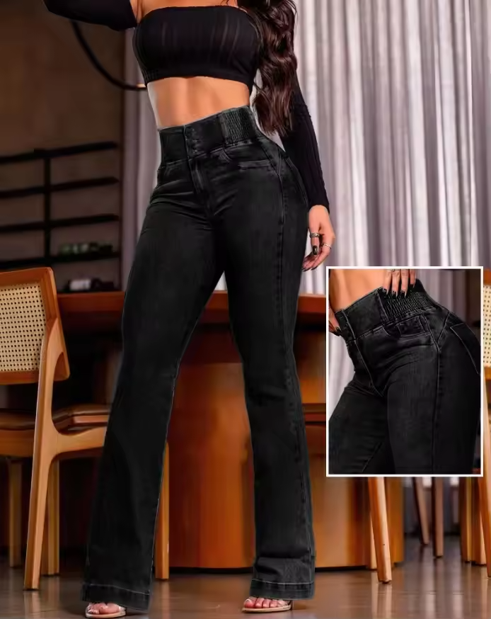 Fashion Women’s High Waist Skinny Jeans – Butt Lift Slim Fit Denim Pants Y2K Style