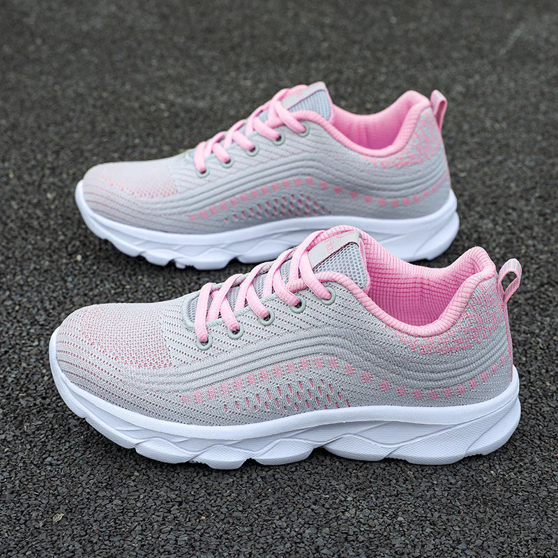 Women’s Air Cushion Sneakers – Lightweight Breathable Walking Shoes with Support