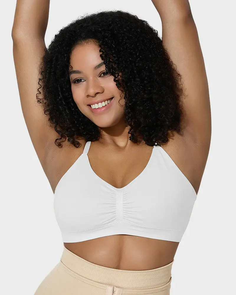 Women’s Full Coverage Non-Padded Wireless Sculpt Bra, Comfortable Everyday Support