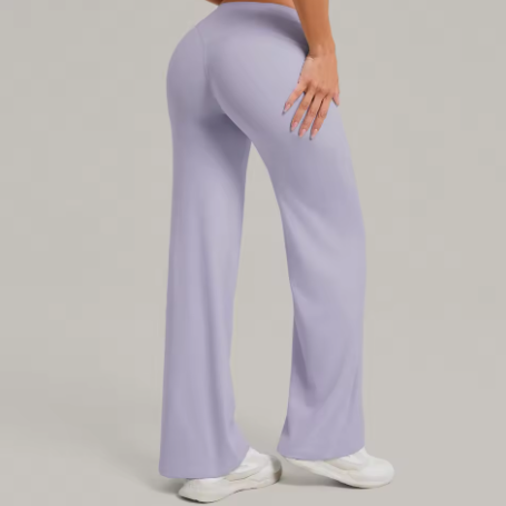 Women Straight Yoga Leg Bottoms Soft Stretchy Fabric