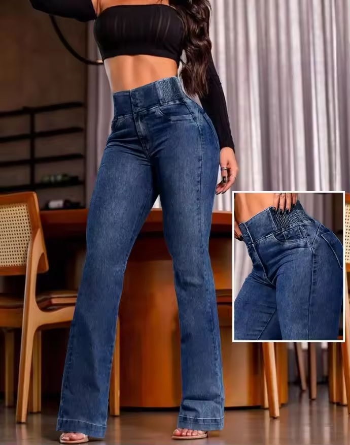 Fashion Women’s High Waist Skinny Jeans – Butt Lift Slim Fit Denim Pants Y2K Style