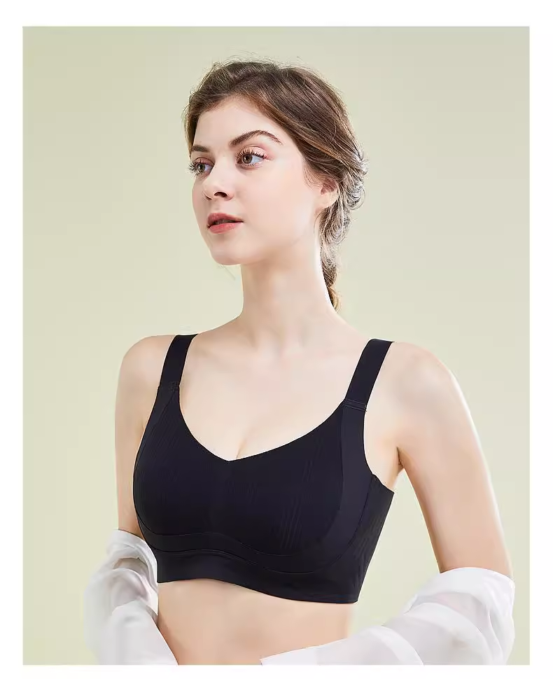 Women’s Wire-Free Push Up Bra – Seamless Skin-Friendly Everyday Comfort Bralette