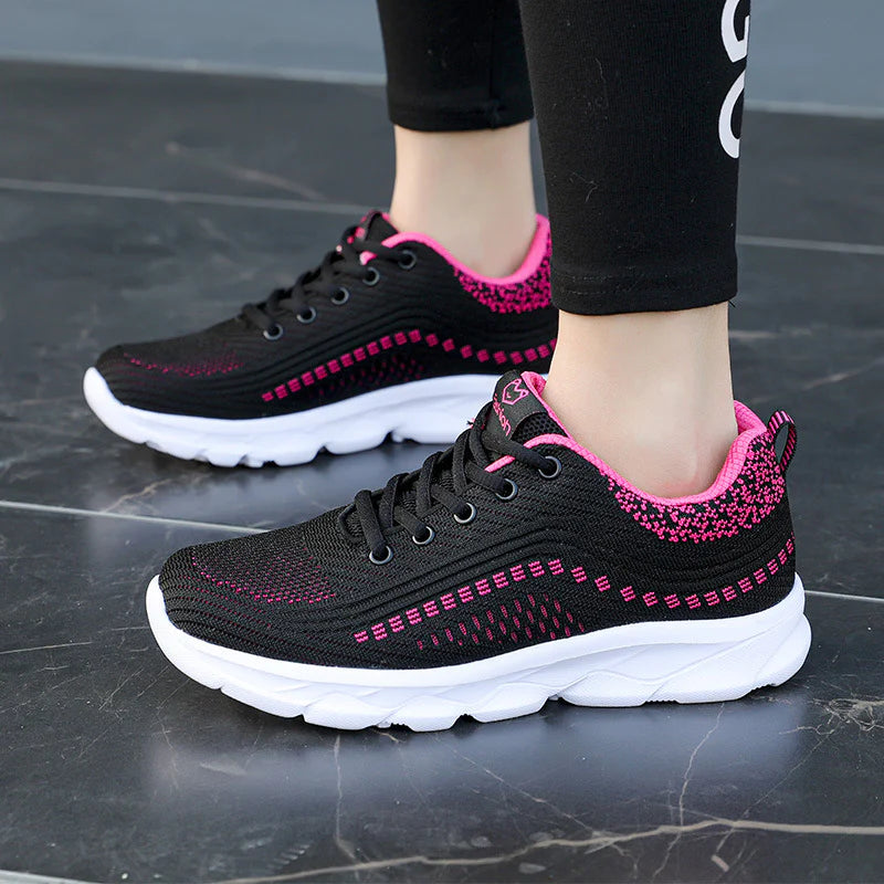 Women’s Air Cushion Sneakers – Lightweight Breathable Walking Shoes with Support