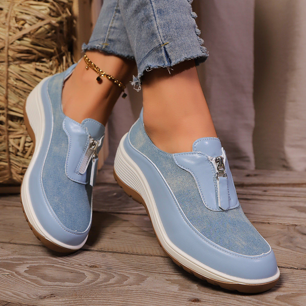 OrthoFit Women’s Comfort Leather Shoes – Stylish Orthopedic Casual Walking Shoes