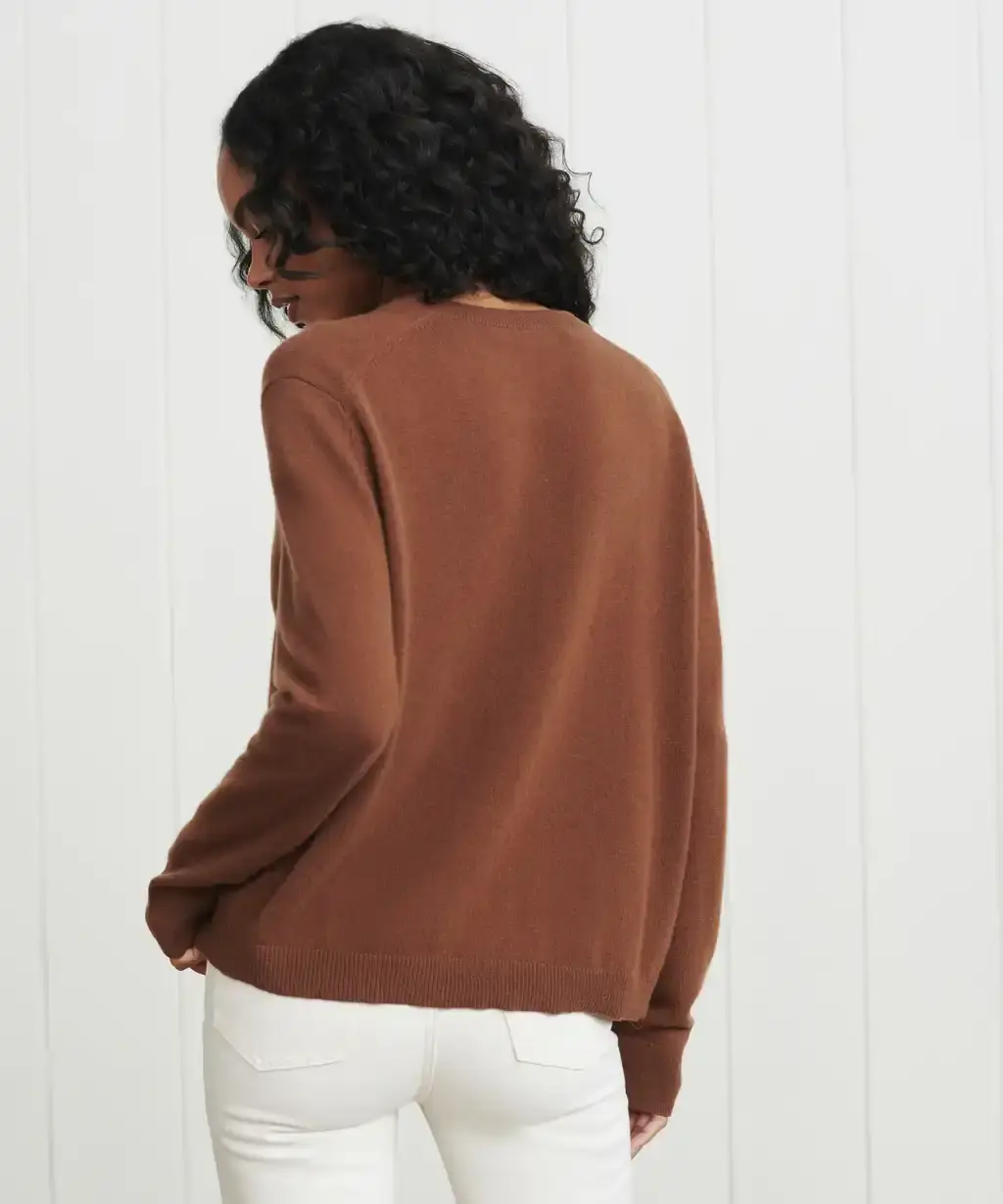 Flynn Women’s Cashmere-Feel Sweater – Soft Knit Pullove