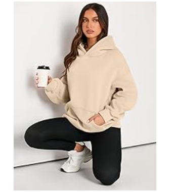 Women's Oversized Fleece Hoodie