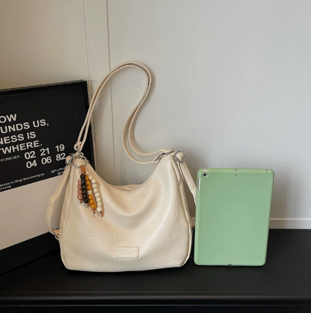 Casual Large Shoulder Bag for Women 2026 New Fashion Simple Crossbody Bag Large Capacity Bucket Bag Commuter Women's Bag